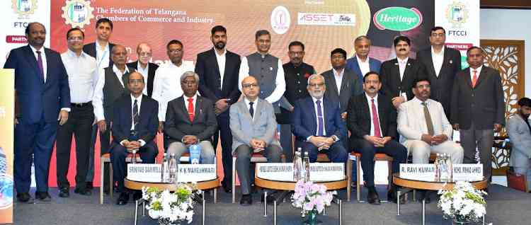 Dr Justice (Retd.) Sanjaya Kumar Mishra, President of GSTAT, inaugurates the GSTAT Summit in Hyderabad