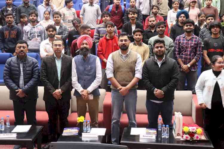 IKG PTU Centre of Training & Placement organized Alumni Talk on Innovation, Impact & Entrepreneurship