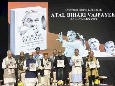 Vice Prez Radhakrishnan releases book on Atal Bihari Vajpayee, recalls personal association