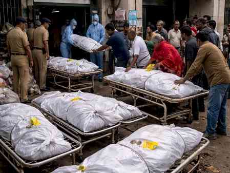 Kolkata warehouse fire: Bodies of 18 victims handed over to families after DNA identification
