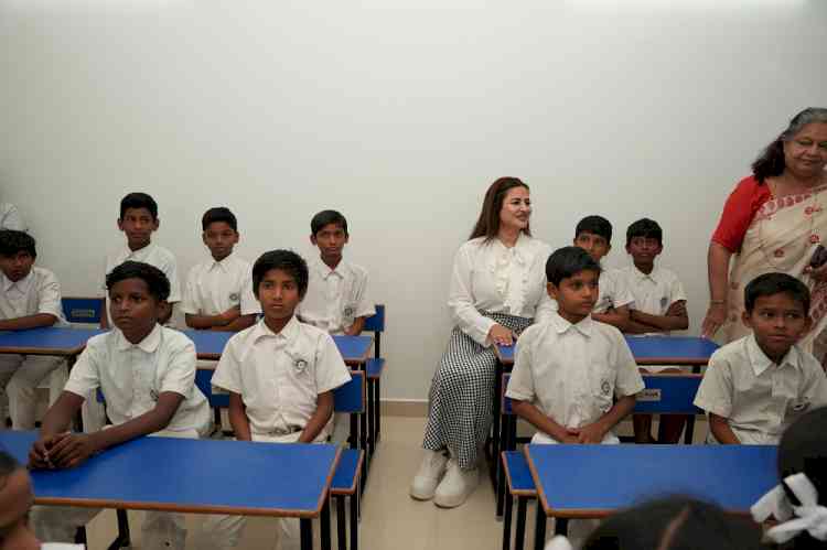 Sudha Reddy Foundation and MEIL Foundation Upgrade Classrooms at Hyderabad School on World Day of Social Justice