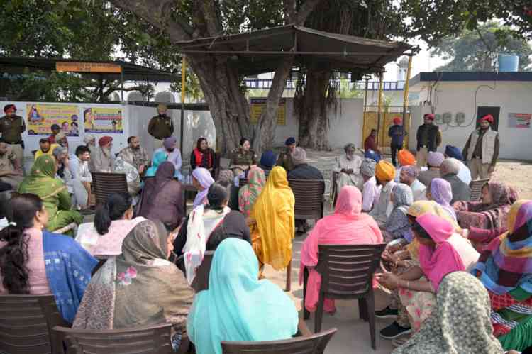 Punjab Police conduct Rural Outreach Drive in Khanna, SSP Dr. Darpan Ahluwalia Leads from the Front
