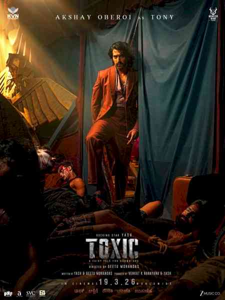 Yash’s 'Toxic' team releases first look of Akshay Oberoi as Tony in film!
