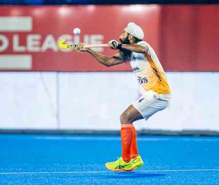 Hockey India congratulates defender Jarmanpreet Singh on completing 150 int'l caps
