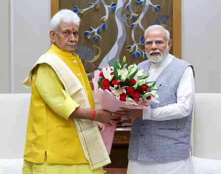 J&K L-G thanks PM Modi for approving expansion of Civil Enclave at Srinagar airport