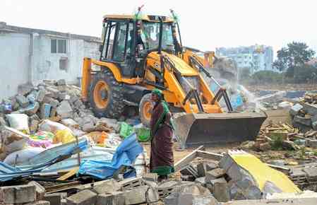 Gujarat: Rajkot's demolition drive nears completion with 1,504 structures removed​