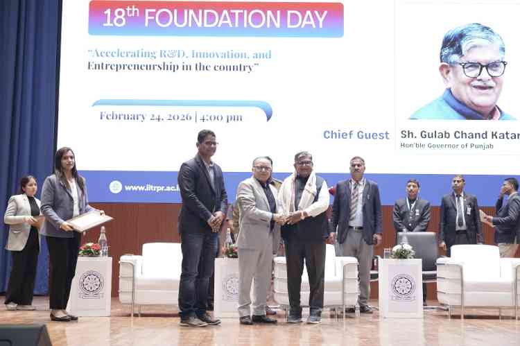 IIT Ropar marks 18th foundation day with major launches in research, technology and entrepreneurship