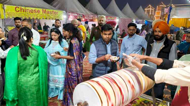 DC Himanshu Jain visits Punjab Sakhi Shakti Mela, tastes golgappe and plays games