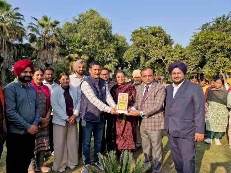 PU Registrar Prof. Y.P. Verma visits Panjab University Rural Centre Kauni