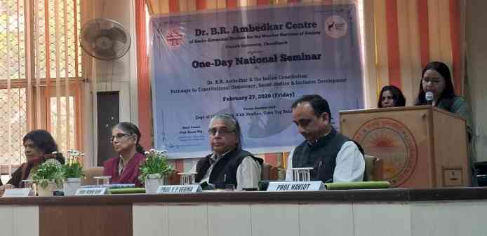 National Seminar on Indian Constitution Held at B.R. Ambedkar Centre, Panjab University