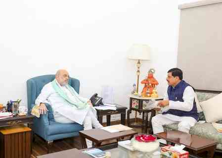MP CM Mohan Yadav meets HM Amit Shah, BJP chief Nitin Nabin in Delhi