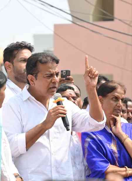 Congress running ‘Bulldozer regime’ in Telangana, says KTR