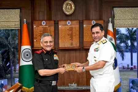 CDS General Anil Chauhan reviews Naval training Command's functioning, capabilities