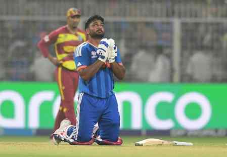 T20 WC: Samson's ubeaten 97 guides India to semis