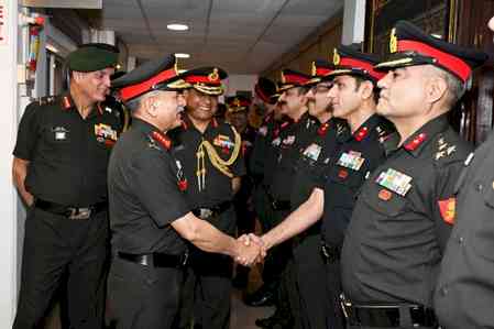 Army Chief Upendra Dwivedi reviews operational logistics in Mumbai HQs
