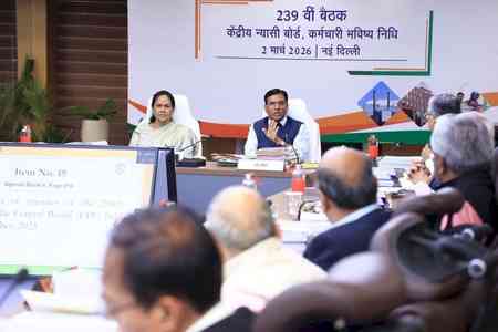 EPFO okays 8.25 per cent interest rate on PF deposits for 2025-26