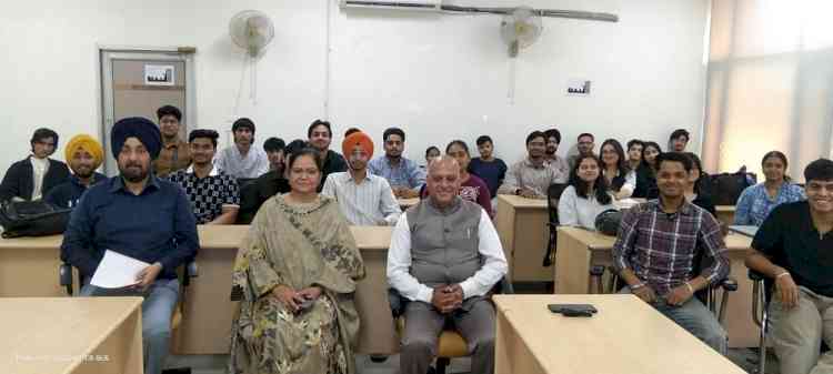 UIAMS Organises Special Session on Personality Development for BBA- MBA Integrated Programme Students