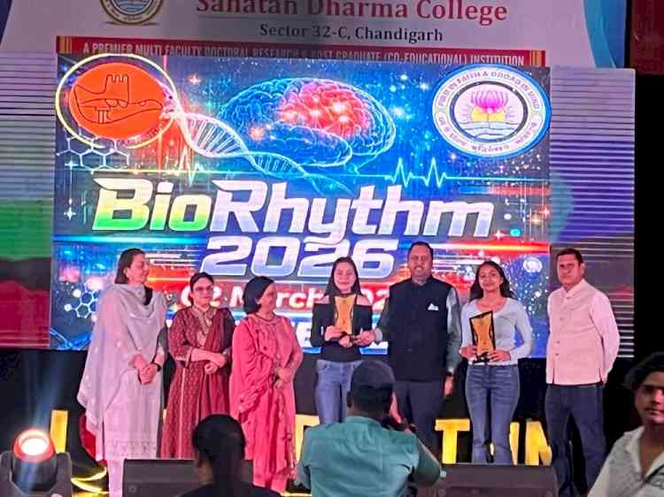 Home Science Students Showcase Creative Excellence and Entrepreneurial Spirit at Science Fest “Biorythm 2026”