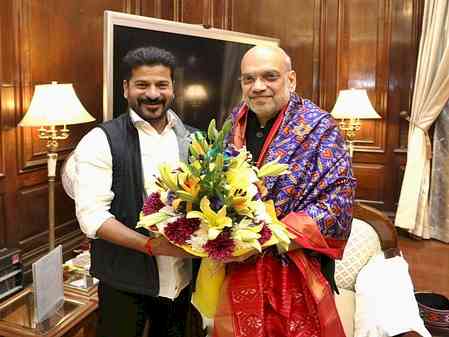 Telangana CM meets HM Shah, discusses Maoists' surrenders and security issues