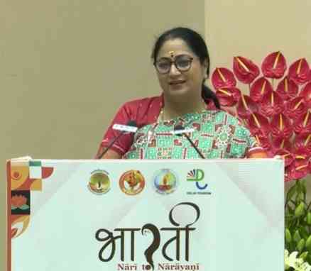 CM Gupta urges women to ‘move forward, make their mark’ at National Convention in Delhi