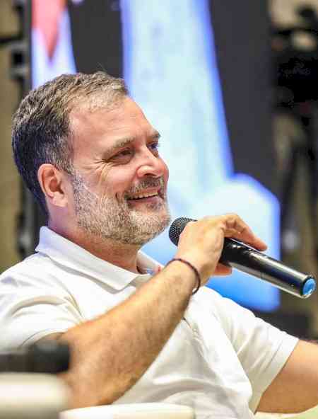 Rahul Gandhi warns of threat to India’s farmers, data and energy security