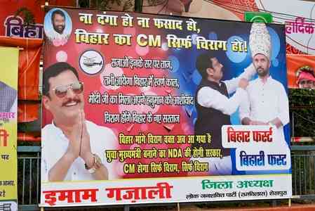 Posters appear in Patna demanding Chirag Paswan be made next Chief Minister of Bihar
