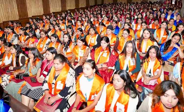 580 Degrees awarded by Acharya Devvrat, Hon'ble Governor, Gujarat in the Annual Convocation at KMV