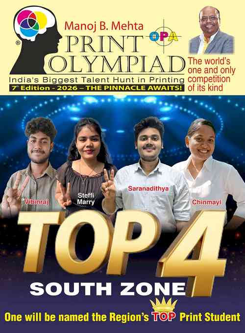 Anna University Students Sweep Top Honours in South Zone First Round of 7th Print Olympiad 2026