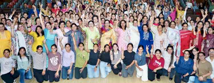 KMV Celebrates International Women’s Day: Prof. Atima Sharma Dwivedi Urges Students to Lead as Empowered Change-Makers