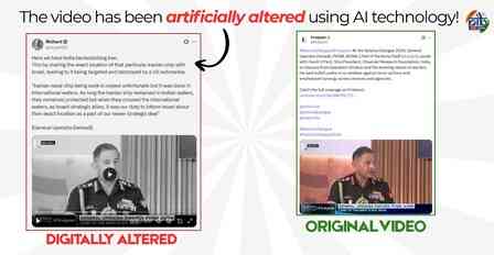 PIB Fact Check flags AI-generated deepfake video of Army Chief, dismisses Pakistani propaganda claims