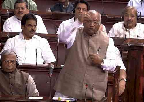 Electoral fraud everywhere in SIR, claims Kharge in RS; House Chairman responds