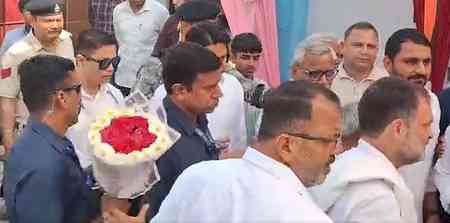 Rahul Gandhi attends wedding of farmer's daughter in Haryana; relishes 'churma', enjoys folk songs
