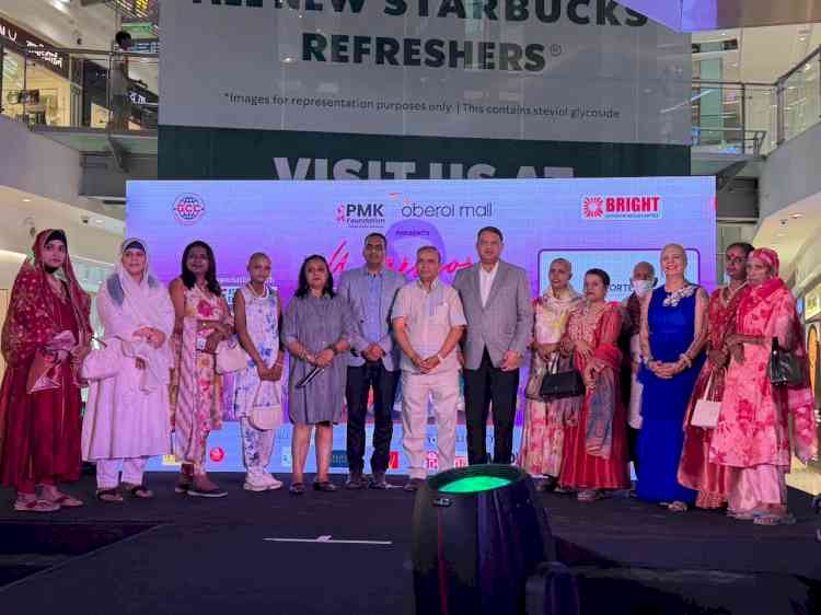 Oberoi Mall, in association with the PMK Foundation, Hosts Inspiring Fashion Walk Celebrating Female Cancer Warriors on International Women’s Day
