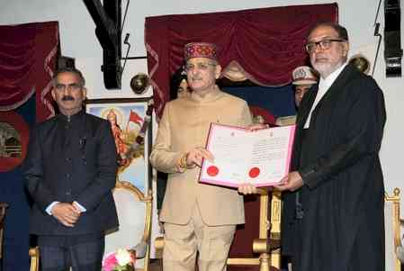 Promoting environment, strengthening tourism top priorities: Himachal Guv