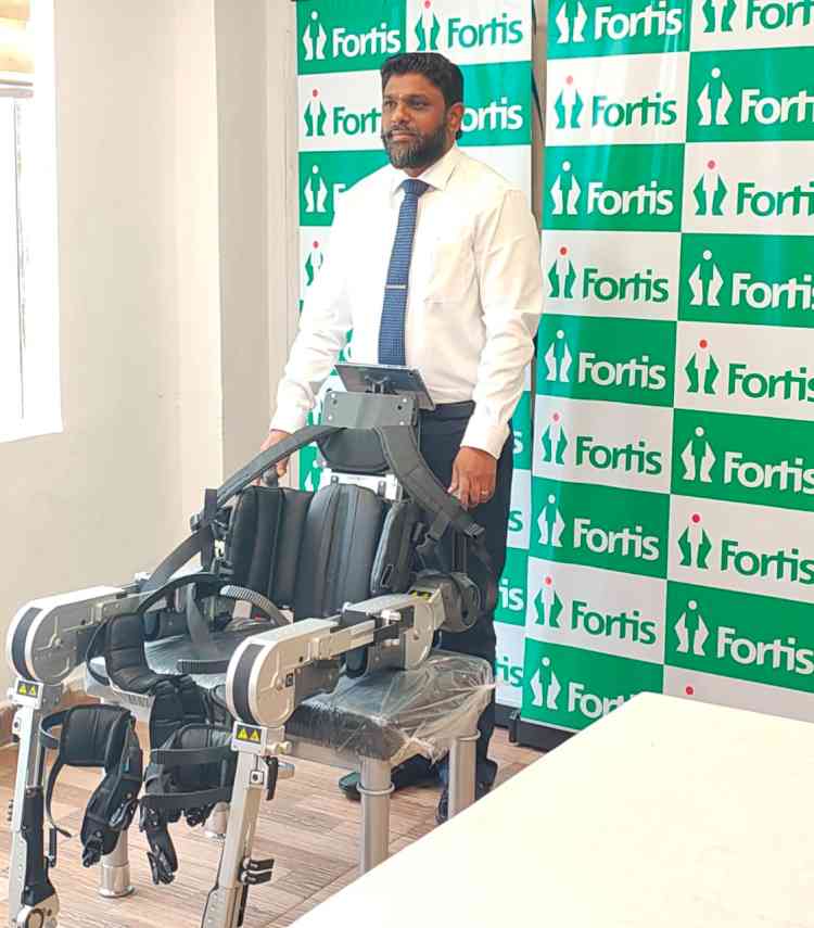Fortis Mohali Launches Robot-Aided Exoskeletal Technology to Improve Motor Impairment in Neurological Patients