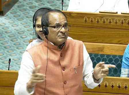 Why Oppn unwilling to discuss farmers' issues: Chouhan blasts sloganeering in LS