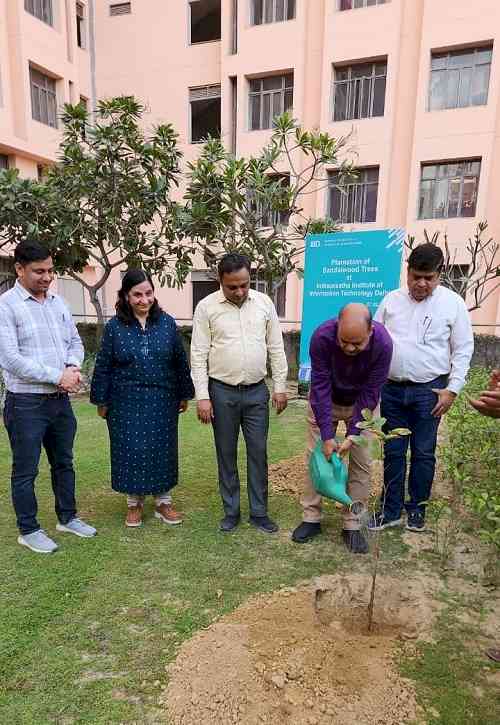 IIIT-Delhi Strengthens Environmental Commitment with Sandalwood Plantation Drive