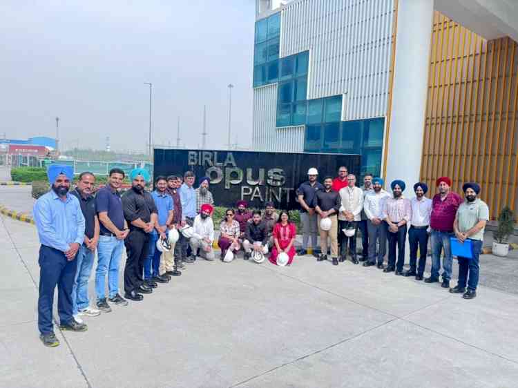 CICU BNG Members Visit Grasim Industries Limited – Birla Opus Paints Manufacturing Plant