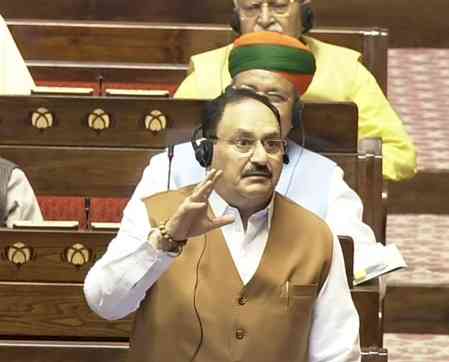 Centre takes attack on Farooq Abdullah seriously: Nadda in RS; blasts Cong for playing politics