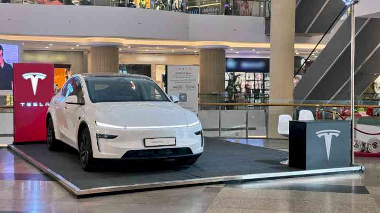Tesla Model Y Premium – World’s Safe stand Best-Selling Vehicle Makes Its First Appearance in Ludhiana, Punjab