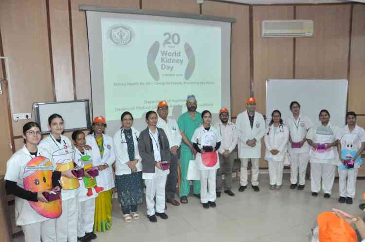 DMCH Ludhiana Observes World Kidney Day with Awareness Programme