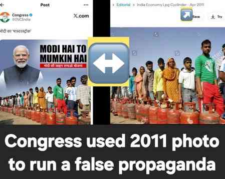 Congress using old photo of 2011 to fuel 'LPG panic': Kiren Rijiju