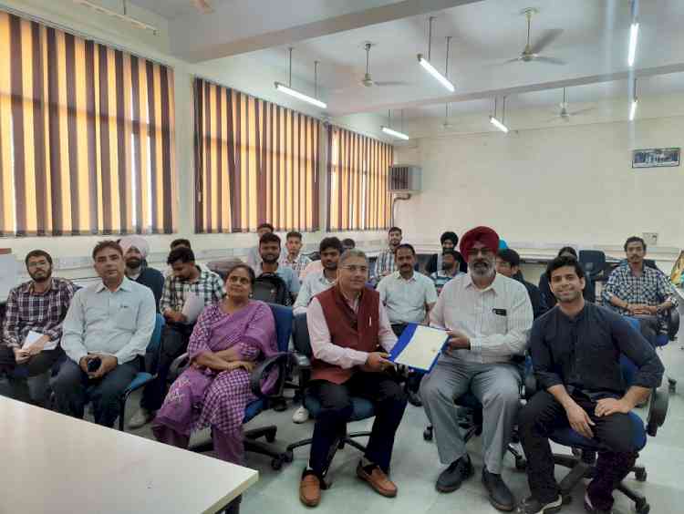 UIET Chandigarh Organises Expert Lecture on “Mastering Efficiency: The Toyota Production System”