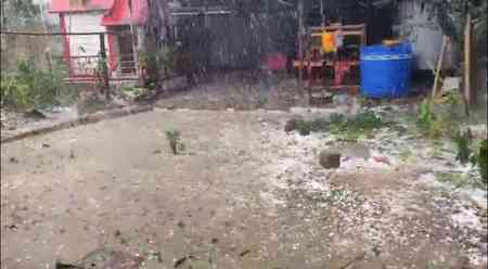 Manipur CM orders relief measures after hailstorm damages houses ​