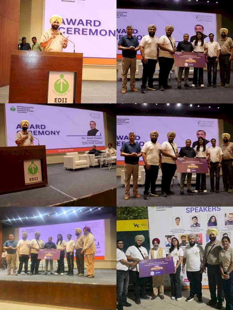 GGNIMT Wins Silver Position at National level TECH Business Idea Competition at EDII