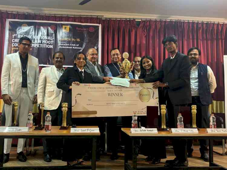 1st National Criminal Law Moot Court Competition held in the city