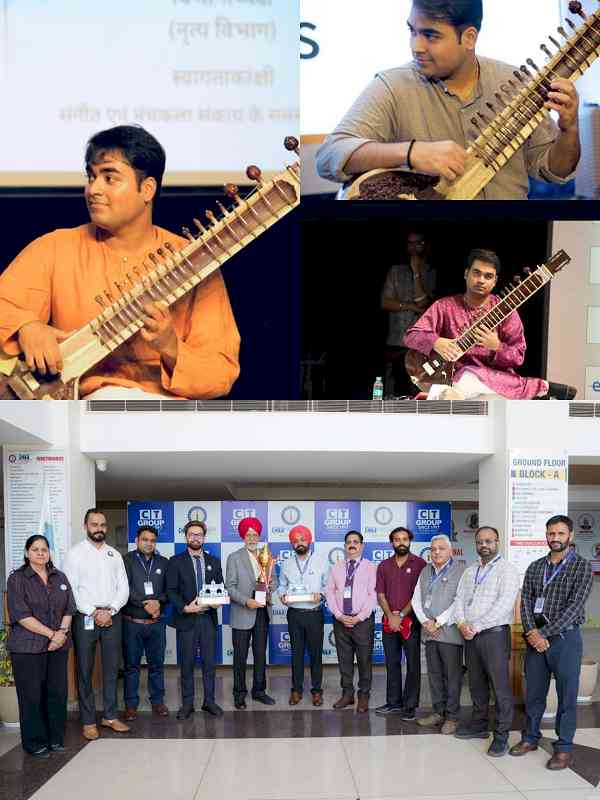 CT Group Student Wins Gold Medal at National AIU Youth Festival