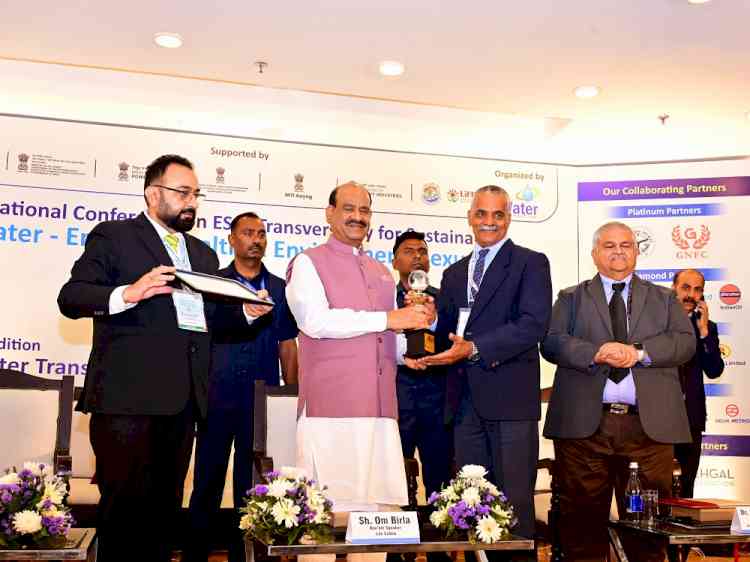 KL Deemed to be University Honored with IWF Award for Pioneering Wastewater Treatment and Water Conservation