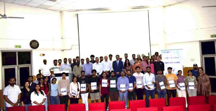 HORIBA Talent Hunt Scholarship and HORIBA India PG Awards presented to students at the IIT Roorkee