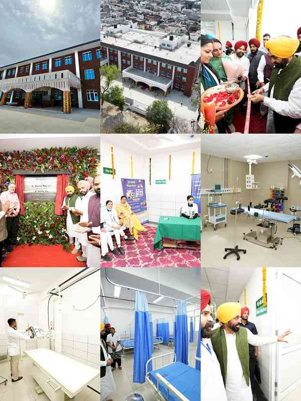 ₹21.65 crore Sub-Divisional Hospital and 30-bedded Mother & Child Hospital at Dhuri mark major boost to healthcare infrastructure in Sangrur: CM Bhagwant Singh Mann